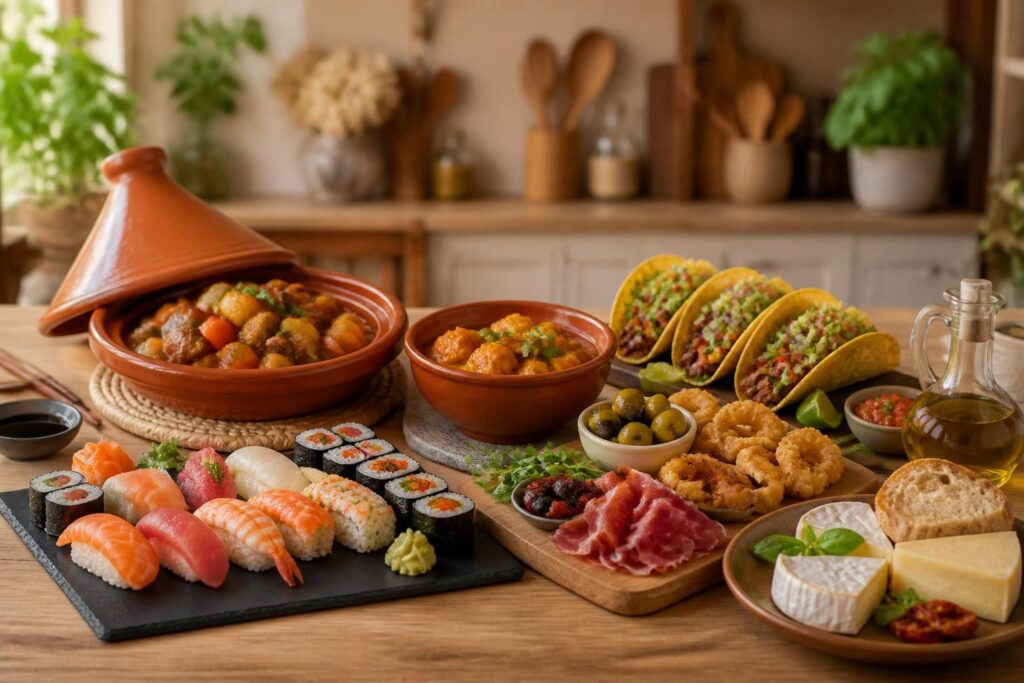 découvrez les saveurs incontournables de la cuisine du monde et apprenez à les préparer facilement chez vous grâce à nos recettes authentiques et gourmandes.