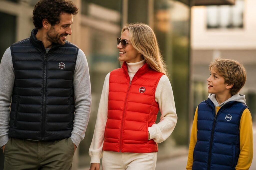 découvrez notre collection de doudounes sans manches colmar pour hommes, femmes et enfants, alliant style et confort pour toutes les occasions.