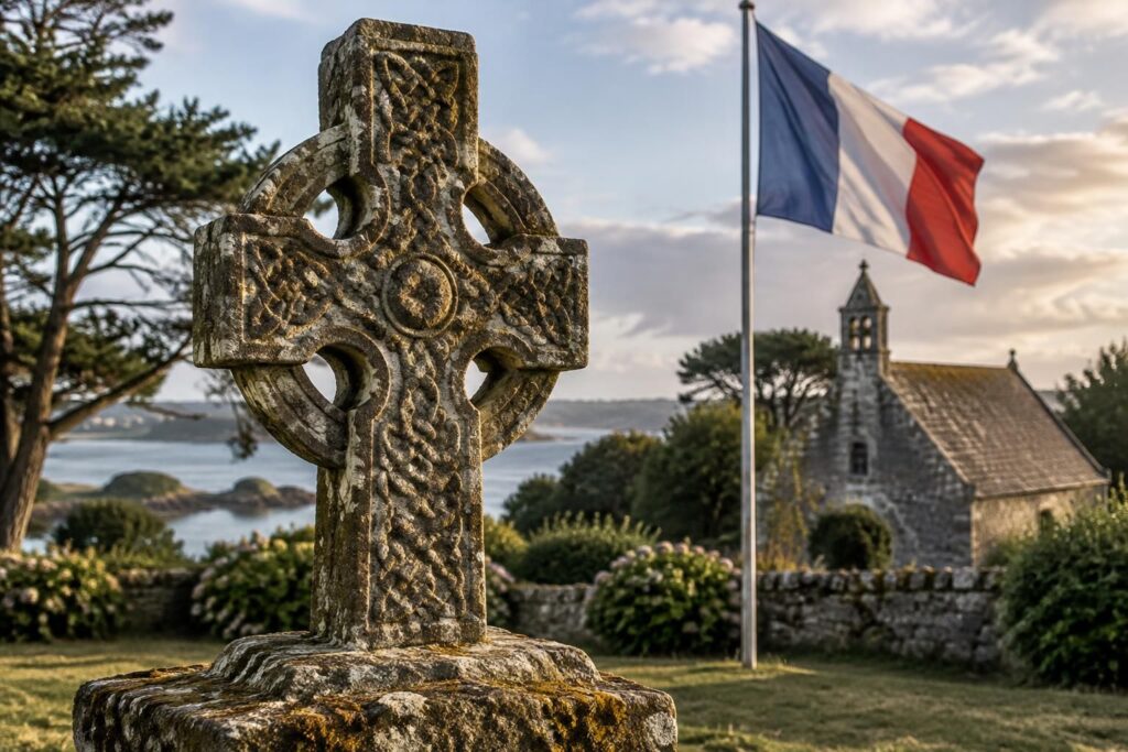 Drapeau français croix celtique : signification et origine du symbole
