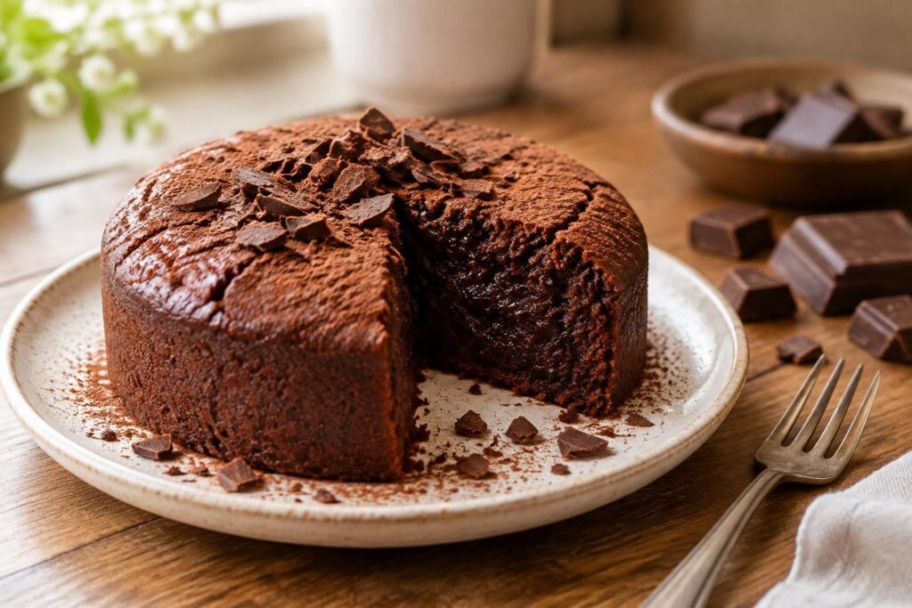 Petit gâteau au chocolat moelleux et facile à préparer